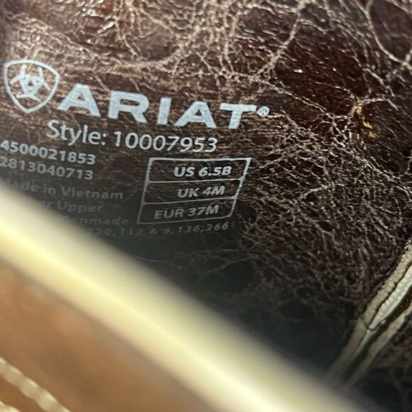 Ariat Western Boot Women size 6.5 - Picture 8 of 8